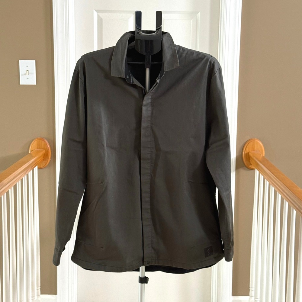 Adidas ADICROSS Chino Snap Button-Front Shirt Jacket Golf Shacket Mens XL